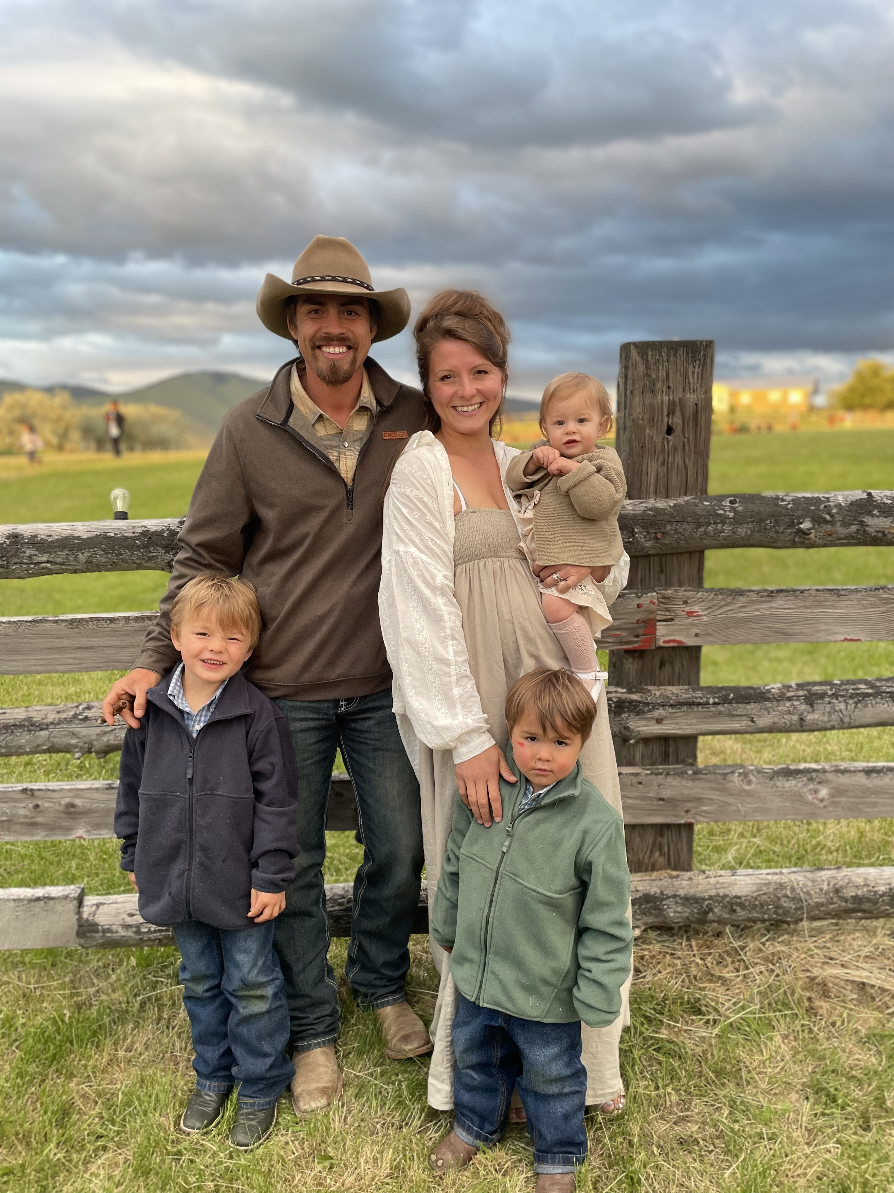 The Nguyen family, owners of Little Moose Farms